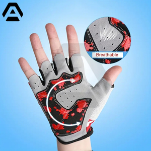 Guantes de bicicleta acolchados con gel, guantes de medio dedo que absorben los golpes para ciclismo de carretera y montaña POR INDUSTRIAS INCREÍBLES - Product Image 2