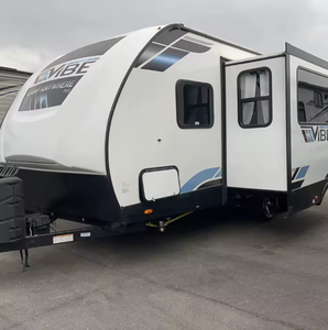 PRÊT À EXPÉDIER – Caravane de voyage légère d'occasion 2023 F0rest River RVs Vibe 22RB de 25 pieds, capacité 7/8 personnes - Product Image 1