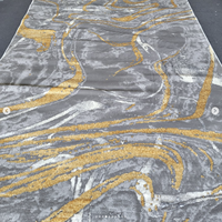 Tapis turcs modernes en polypropylène tissé jacquard à la machine, avec envers en jute de haute qualité, résistants aux taches, à poils longs