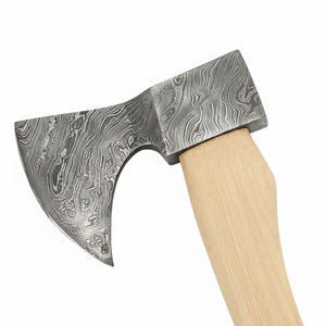 Hachas de Acero de Damasco de Estilo Tradicional con Diseño Equilibrado y Mango Duradero para Herramientas de Supervivencia, Hachas Artesanales - Product Image 2