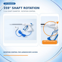 YYF SM1520W Pince de scellement vétérinaire à mâchoires courbées réutilisable de 5 mm et 20 cm pour les procédures d'esterilisation ouverte