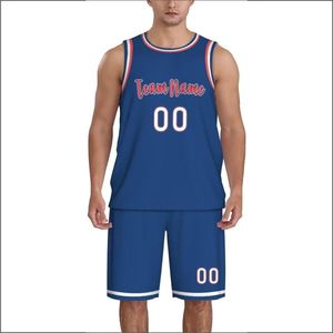 Nueva Llegada, Conjunto de Camisetas de Baloncesto Deportivas Unisex Personalizadas, Estampadas, de Verano, con Nombre y Número del Equipo, Tallas Grandes, 100% Poliéster - Product Image 4