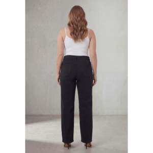 Jean déchiré à la taille pour femme grande taille noir - Product Image 5