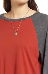 Femmes printemps automne 100% coton T-shirt solide dame à manches longues hauts amples chemises surdimensionné T-shirt - Product Image 4