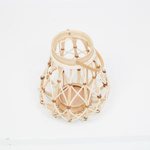 Glass Incense Holder Luxury Exquisite <b>Rattan</b> Candle Sleeve Holders for Wedding Banquet Dining Table Living Room Bedroom Decor - Product Image 3