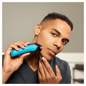 Tête de rechange pour rasoir électrique 3-en-1 à triple lame pour le rasage du visage, fixation facile, couleur argent, compatible avec les rasoirs électriques - Product Image 3