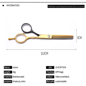 ชุดกรรไกร5.5ตัดผมระดับมืออาชีพของ eiza สำหรับช่างตัดผมร้านเสริมสวยอุปกรณ์เสริมความงาม - Product Image 6