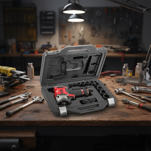 Usag 12-Piece Pneumatic Wrenches Assortment with 1/2'' Hexagonal <b>Sockets</b> and <b>Impact</b> Wrench in Modular Box - Product Image 3