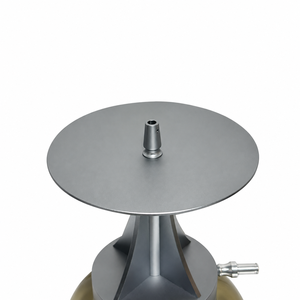 Ensemble de salon décoratif rond en aluminium de 36 cm avec design LED en forme de forteresse, chambre en verre, télécommande à un seul tuyau, moderne, vente en gros - Product Image 4