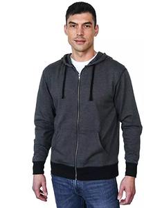 Sudadera con Capucha Reversible con Cremallera y Estampado Digital de Color Sólido Personalizada para Hombre, Ropa Deportiva Unisex para Exteriores, Venta al por Mayor - Product Image 5