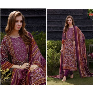 Ensemble Salwar Kameez pour dames fabriqué à la main avec des impressions traditionnelles et un service de couture personnalisé disponible au meilleur prix - Product Image 1