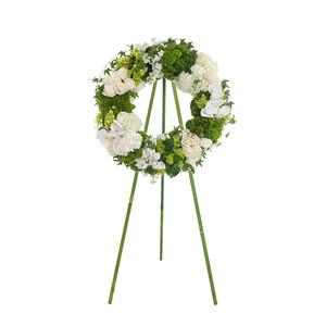 EASEL60GW - Wooden Floral <b>Easel</b>, Green Stained Wood - 60 (12 pcs) - Product Image 3