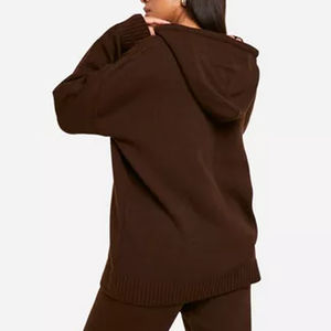 Nueva llegada Jersey de algodón para mujer, Top corto con capucha, sudadera suave, decoración de encaje, cordón, pieza de Hip Hop - Product Image 6