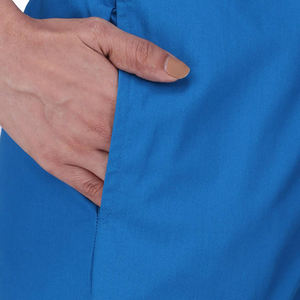 2025 trajes de talla grande para niñas en cómodos uniformes de enfermera sostenibles de color azul para tratamientos de laboratorio hechos en Pakistán - Product Image 5