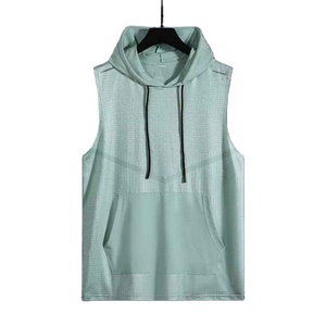 เสื้อแขนกุดเซ็กซี่สำหรับผู้ชายเสื้อแขนกุดแห้งเร็วผ้าแห้งเร็วสำหรับเล่นกีฬาฤดูร้อนกำหนดได้เอง - Product Image 1