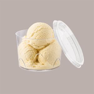 Tapas Planas Desechables Transparentes DM de 8.5 cm de Alto y 0.7 cm de Grosor, 100 Piezas, Sin Orificio, para Vasos FLY - Product Image 3