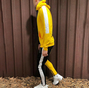 Fabricant de survêtements de haute qualité Survêtements unisexes à fermeture éclair délavés à l'acide en coton vintage personnalisés pour hommes - Product Image 3