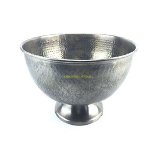 Cuenco de fruta con pedestal de latón Vintage, cuenco decorativo de compota de Metal para ensalada, aperitivo, postre, elegante centro de mesa para fiesta de Hotel en casa - Product Image 6