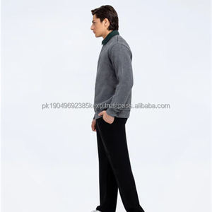 Sudadera de cuello de algodón para hombre de peso pesado personalizada de alta calidad 100%, sudadera recortada de lujo lisa en blanco para sudaderas con capucha para hombre - Product Image 5