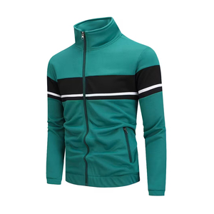 Survêtement de football en plein air à manches longues survêtements de football légers et confortables avec poche latérale à fermeture éclair - Product Image 3