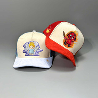 Topi Trucker jaring bersirkulasi topi Snapback gaya Urban kualitas tinggi topi Trucker bordir kustom pinggiran melengkung kinerja kasual pria