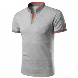 เสื้อเชิ้ตผู้ชายคลาสสิก สวมใส่สบาย ผลิตจากผ้าสแปนเด็กซ์/คอตตอน ระบายอากาศได้ดี ทันสมัย สามารถสั่งพิมพ์โลโก้ได้ ผ้าถักเนื้อแน่น 180 กรัม - Product Image 5