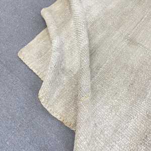 พรมตุรกี ขนาด 4.9x6.1 ฟุต พรมวินเทจ สีเทา พรมขนสัตว์แท้ - Product Image 4