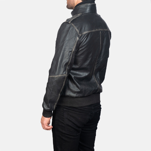 Veste de style de vie pour homme en cuir véritable personnalisée, imperméable, respirante, écologique, à séchage rapide, avec fermeture frontale, pour l'hiver et la protection. - Product Image 2
