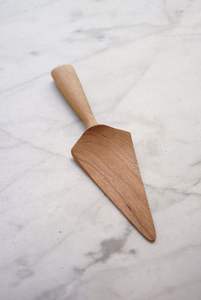 100% เซิร์ฟเวอร์เค้กไม้เกรดอาหารอุปกรณ์ทำเค้กพิซซ่าสำหรับงานแต่งงานขัดเงาแฮนด์เมด - Product Image 6