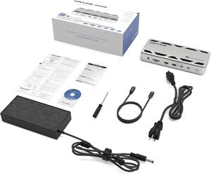 Nouvelle station d'accueil Thunderbolt <span class=keywords><strong>5</strong></span> WAVLINK WL-UTD58-M <span class=keywords><strong>12</strong></span>-en-1 Thunderbolt <span class=keywords><strong>5</strong></span> Dock 140W PD 8K Affichage Hub de connexion - Product Image 6