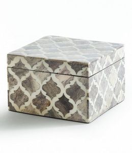 กล่องเครื่องประดับเรซิ่นทำด้วยมือของอินเดียที่ออกแบบใหม่ฝังกระดูกและฮอร์นโซลูชันการจัดเก็บที่หรูหราสำหรับสมบัติของคุณ - Product Image 6