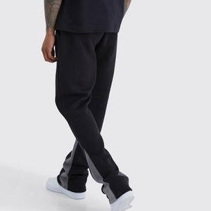 Pantalon de sport taille haute pour hommes avec poche latérale pantalon de survêtement droit décontracté et piste pour hommes - Product Image 5