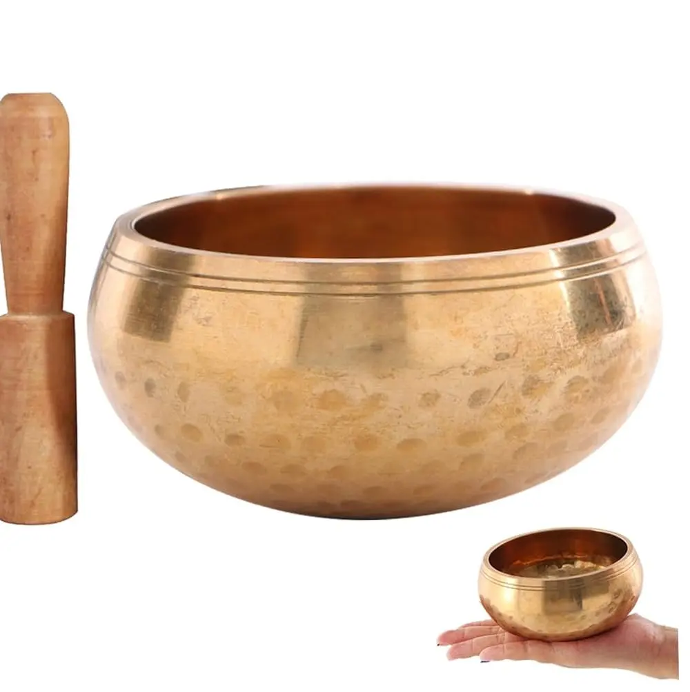 Alta Qualidade Bronze Tibetano Yoga Meditação Singing Bowl - Handmade Budista Religioso Cantando Bowl Atacado Singing Bowl