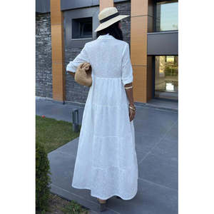 Vestido Largo Transpirable Kimberly Fistolu 2442-08 - Product Image 5