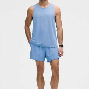 2025 vente en gros de haute qualité hommes respirant col rond Gym gilet Stretch Fit formation débardeur pour hommes - Product Image 6