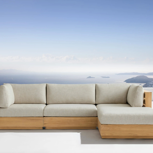 Hot Sale Modern Square Sectional Sofa Set with Sponge <b>Filled</b> <b>Cushions</b> for Villa and Park Use - Product Image 3