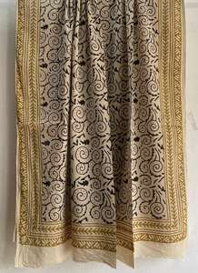 Jaipur Écharpe en coton 100% imprimée à la main Jaipur Écharpe respirante artisanale traditionnelle Boho Chic Écharpe en coton doux faite à la main - Product Image 5