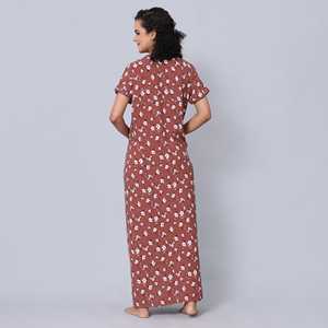 Evolove - Camisón Largo Maxi de Viscosa Liva para Mujer, Súper Suave y Cómodo para el Hogar, con Bolsillo, Suministro ODM - Product Image 2