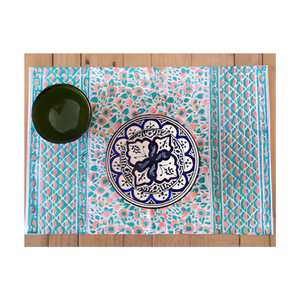 Set de table en coton terre cuite uni avec texture rustique en lin 30x45 cm 115g, durable, fabriqué en Inde pour l'hôtellerie - Product Image 6