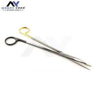 Ciseaux Gorney 8 pouces incurvés Super Cut Allemagne avec manche plaqué noir et or Ciseaux chirurgicaux de qualité supérieure Meilleure vente - Product Image 4