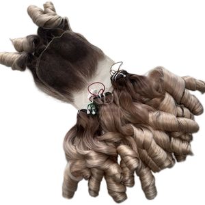 Extensions de Cheveux Humains Vietnamiens Ombrés de Qualité Supérieure, Effet Rebondissant, Couleur Ombrée, Lot de Bundles avec Closure 2025 – Prix Exceptionnel - Product Image 3