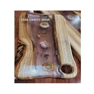 Bloques de tabla de cortar de madera rectangulares y de resina para cocina de Hotel, hogar, personalización de STAR CRAFTS INDIA - Product Image 4