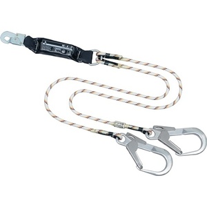 Cuerda de Seguridad Tyger Twin SK 12 de 2 m de Longitud, Cumple con las Normas EN 354 y EN 355 MAS, con Amortiguador de Caídas - Product Image 1