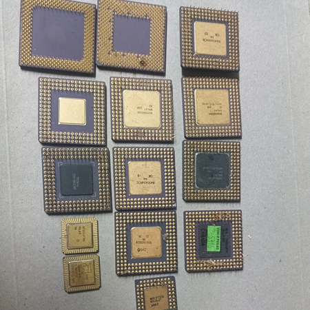 Gold Plated Pins Ceramic CPU Scrap Sale for 6-core 64-bit Gold Recovery Electronic Waste Processor