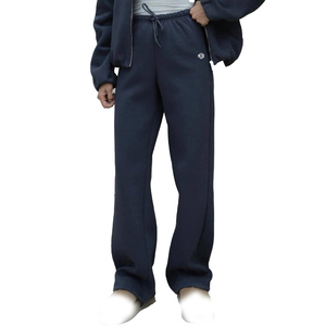 Ensemble de survêtement en polaire à fermeture éclair intégrale pour femmes, pantalon à jambe droite décontracté, vêtements de détente thermiques doux pour l'hiver, pour la vente en gros en marque privée - Product Image 3
