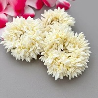 Gelang Gajra aroma melati perhiasan bunga untuk Haldi, Mehndi, Mayoon, Sangeet, menyerupai Pernikahan India untuk Sanggul rambut dan tangan