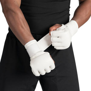 Personnalisé Nouveau Design Professionnel Votre Propre Logo Qualité Blanc Couleur Mma Gants Réglable Personnalisé Formation Boxe Mma Gants - Product Image 6