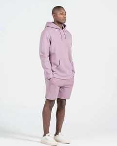 Ensemble de pantalons de survêtement à capuche en coton de haute qualité pour hommes pullover Streetwear survêtements pour l'hiver sweat à capuche teint uni impression numérique - Product Image 2