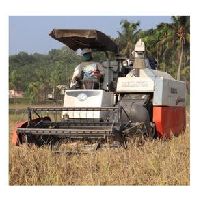 Cosechadora de Arroz Eficiente con Motor para Campos de Arroz, Corte Multihilera, Sistema de Trillado Duradero, Transmisión por Engranajes, 10-30 HP - Product Image 1