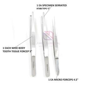 Juego de Instrumentos Quirúrgicos Manuales de Acero de Alta Calidad JIMED SURGICAL JI-6609, Herramientas Quirúrgicas de Clase I con Certificación CE para Precisión - Product Image 3